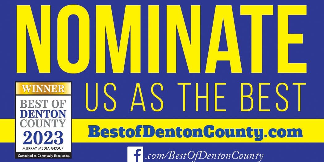Nominate Us Best of Denton County